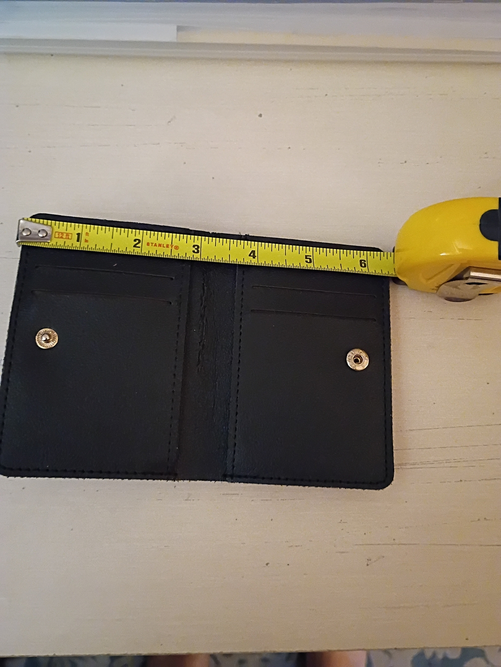 Black Men's Bifold Card Wallet - Unbranded